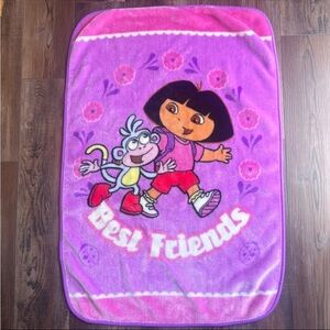 Dora the Explorer Throw Blanket Best Friends